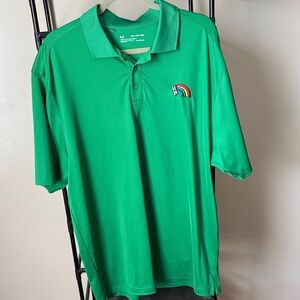 Under Armour Men’s Green Polo Shirt with University of Hawaii Logo